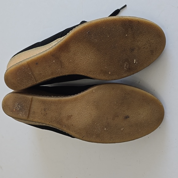 J. Crew Italy  Women's Black Suede Shoes Desert Chuka MacAlister Ankle Boot SZ 9 - Picture 8 of 14